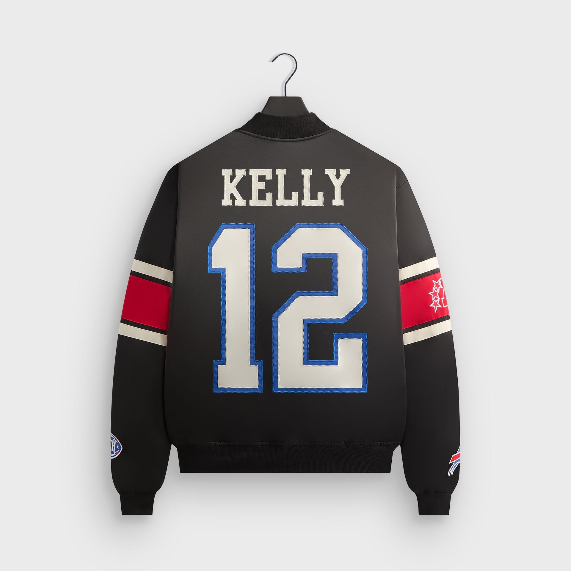 Kith for the NFL Buffalo Bills Satin Bomber Jacket - Black - PH