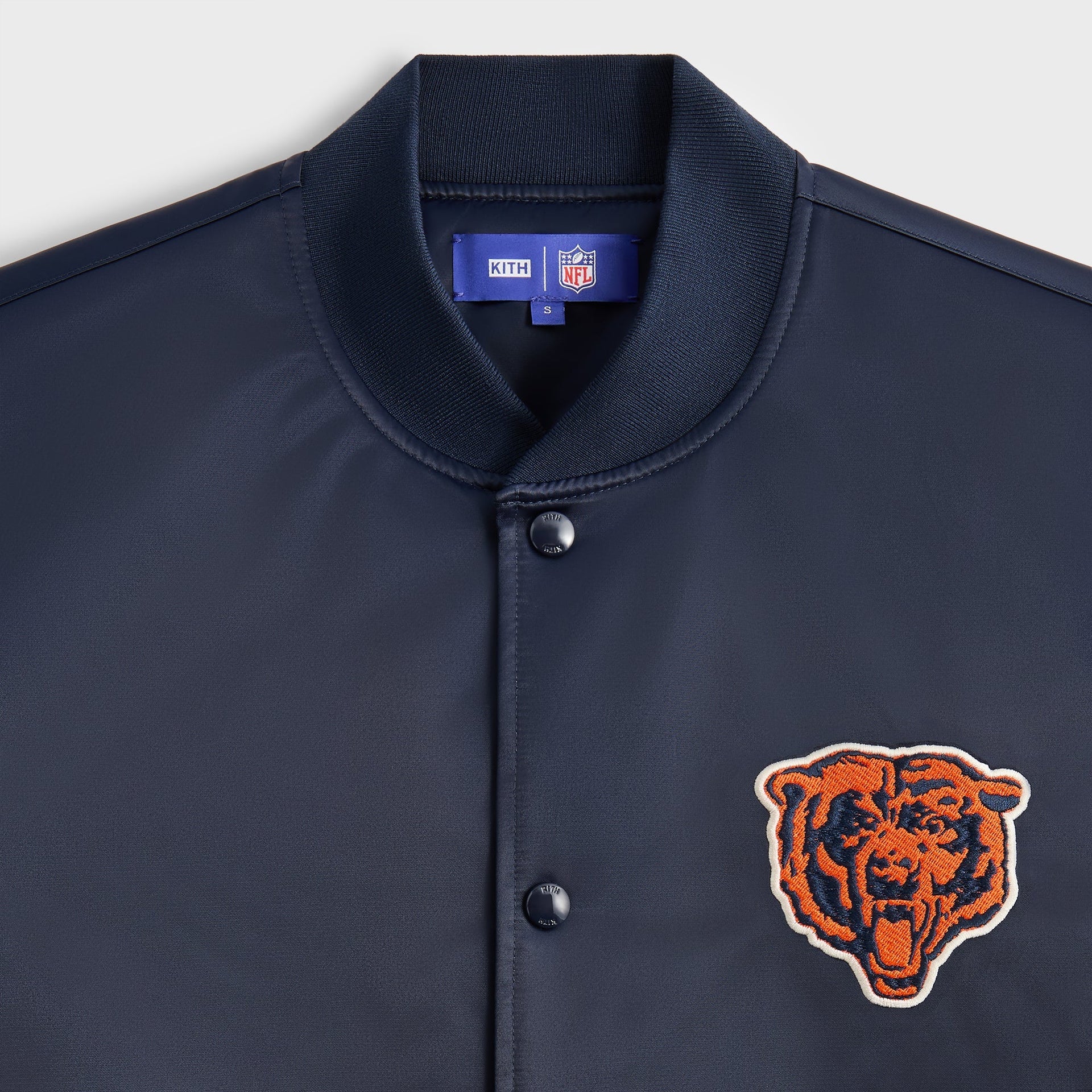 Kith for the NFL Chicago Bears Satin Bomber Jacket - Nocturnal - PH