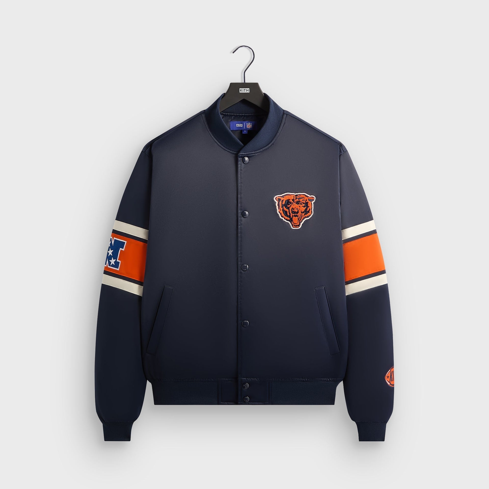 Kith for the NFL Chicago Bears Satin Bomber Jacket - Nocturnal - PH
