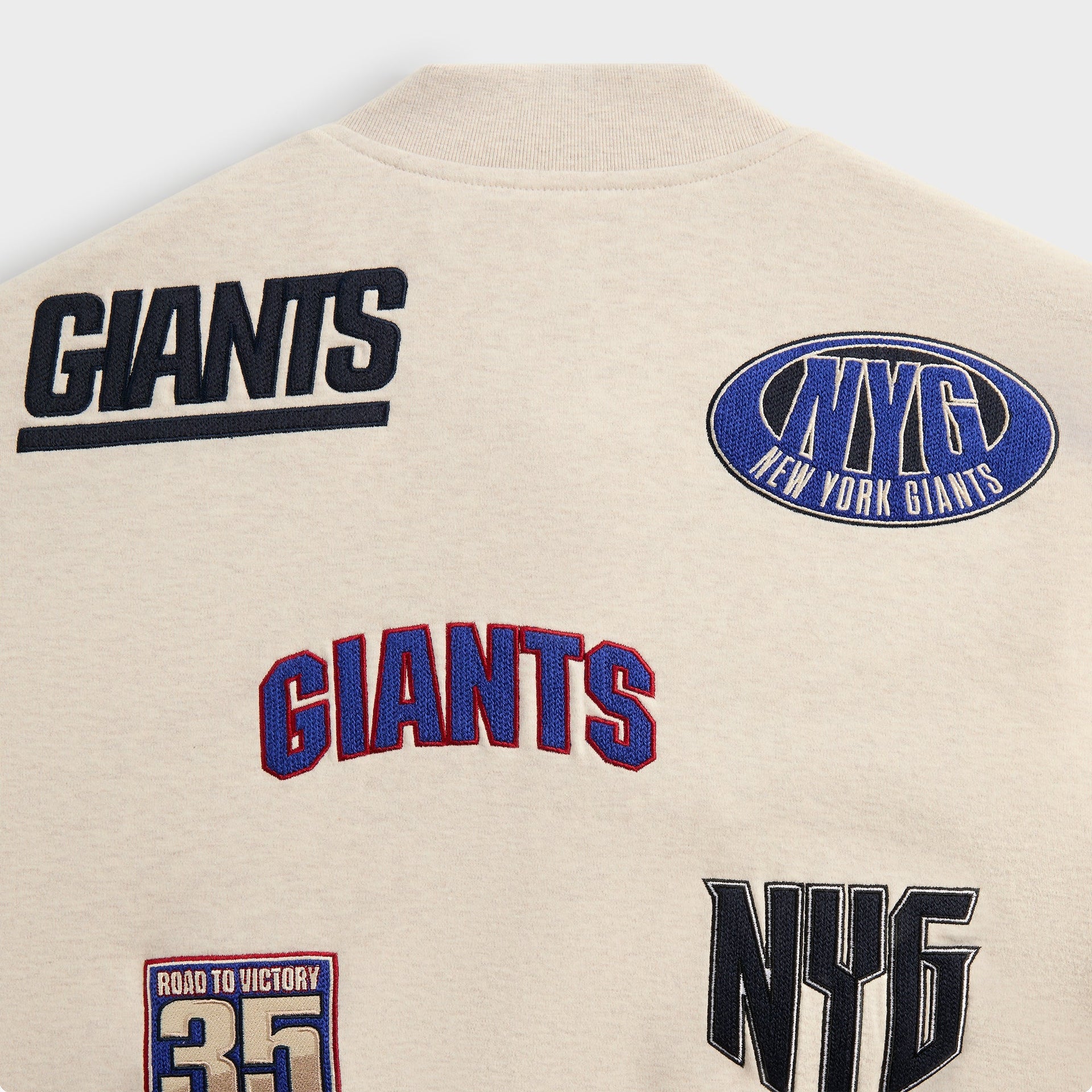 Kith for the NFL New York Giants Marvin Bomber Jacket - Sandrift - PH