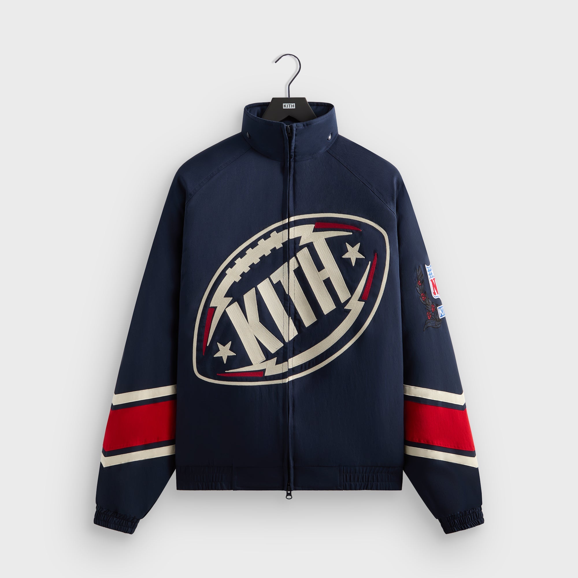 Kith for the NFL New York Giants Padded Nylon Jacket - Nocturnal