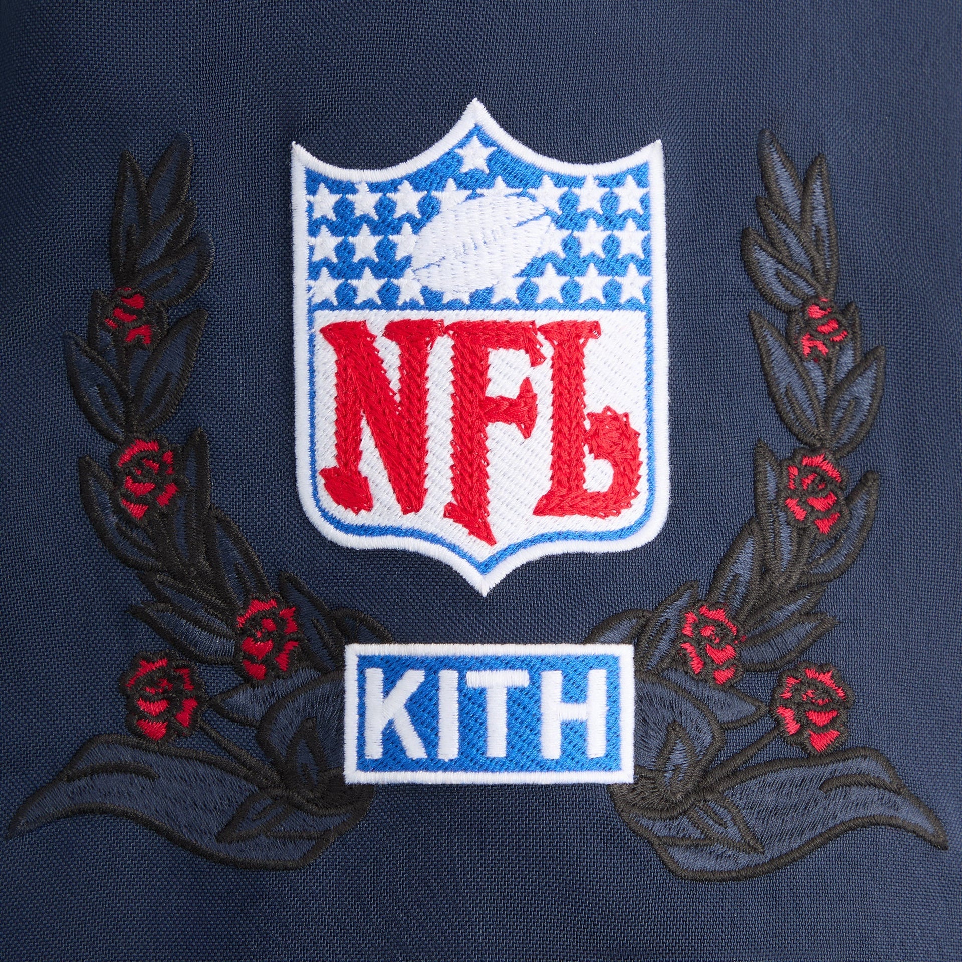 Kith for the NFL New York Giants Padded Nylon Jacket - Nocturnal - PH