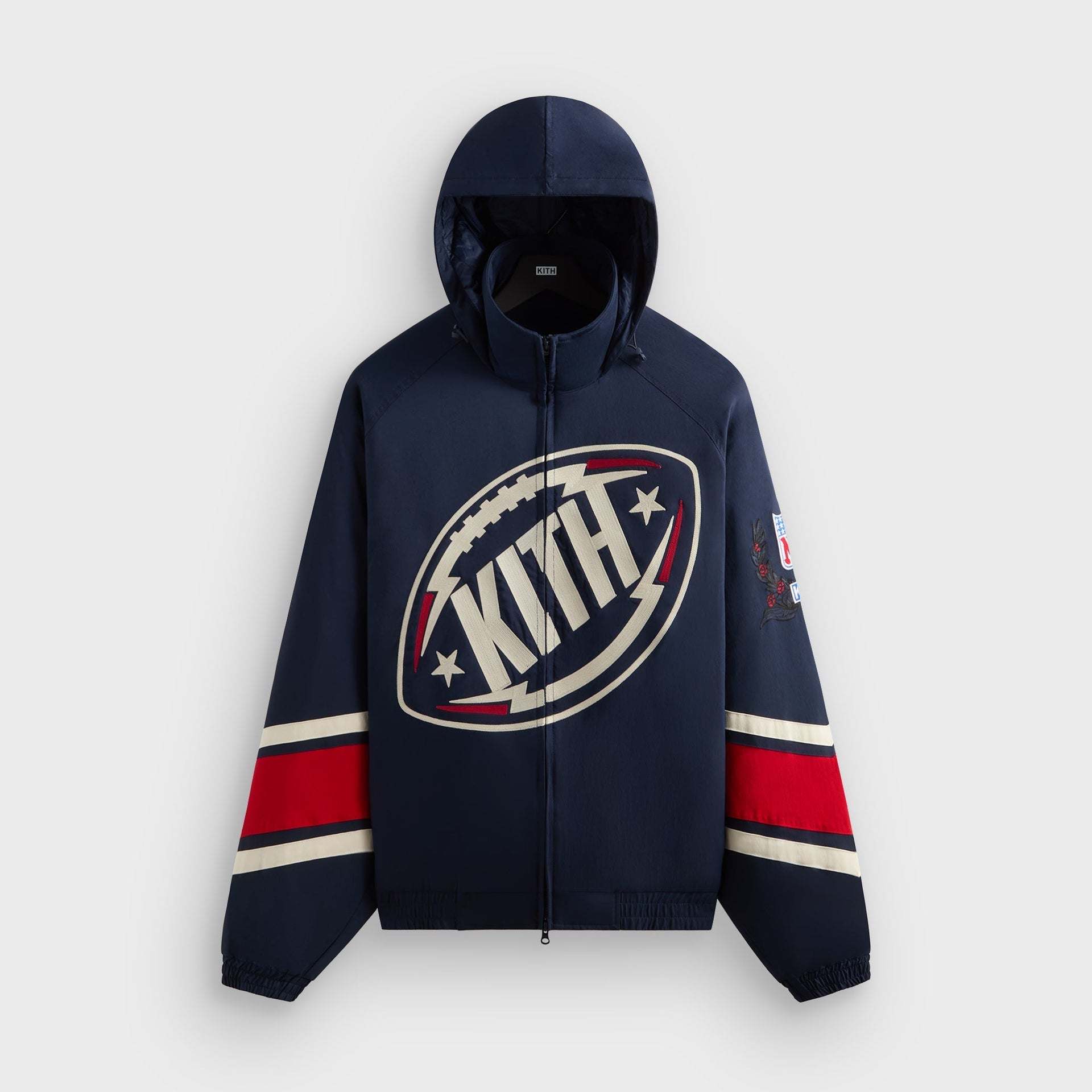 Kith for the NFL New York Giants Padded Nylon Jacket - Nocturnal - PH