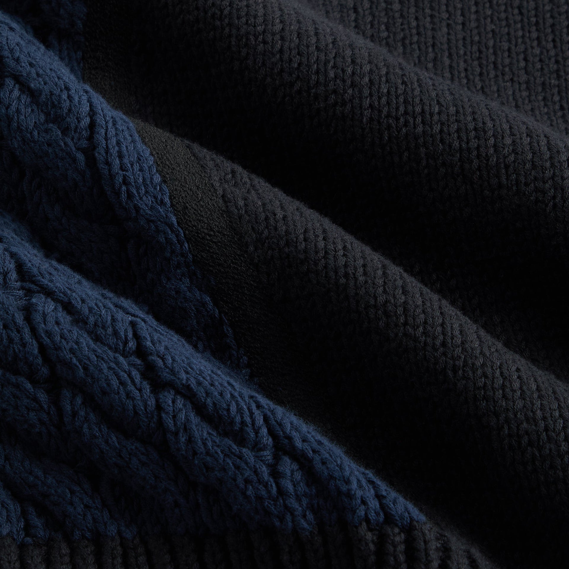 Kith for Needles Wyona Full Zip Sweater - Black - PH