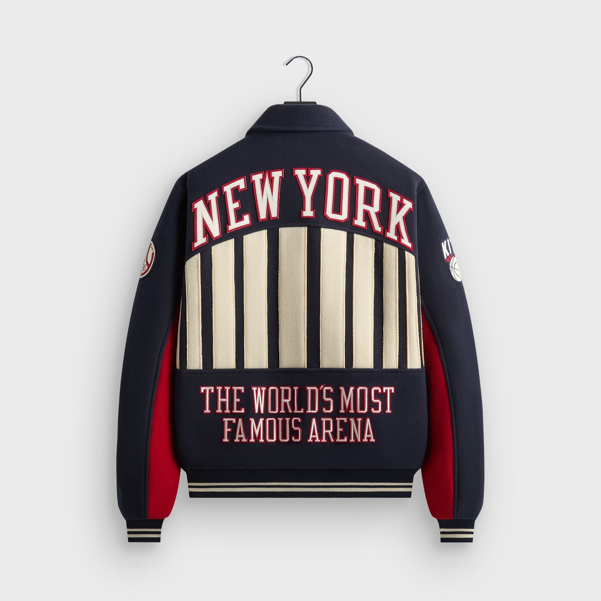 Kith for the New York Knicks Madison Square Garden Wool Varsity Jacket - Nocturnal