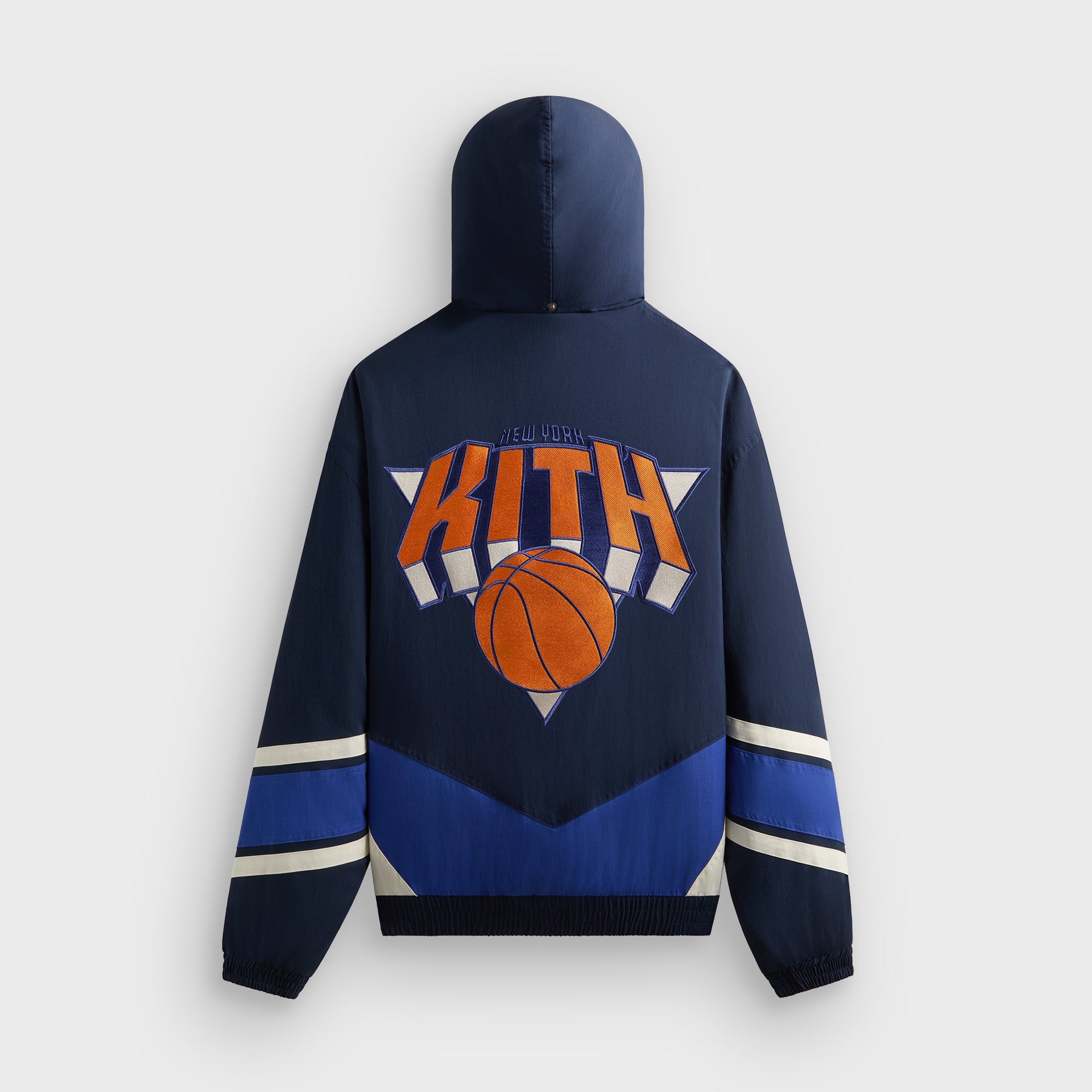 Kith for the New York Knicks Padded Nylon Jacket - Nocturnal