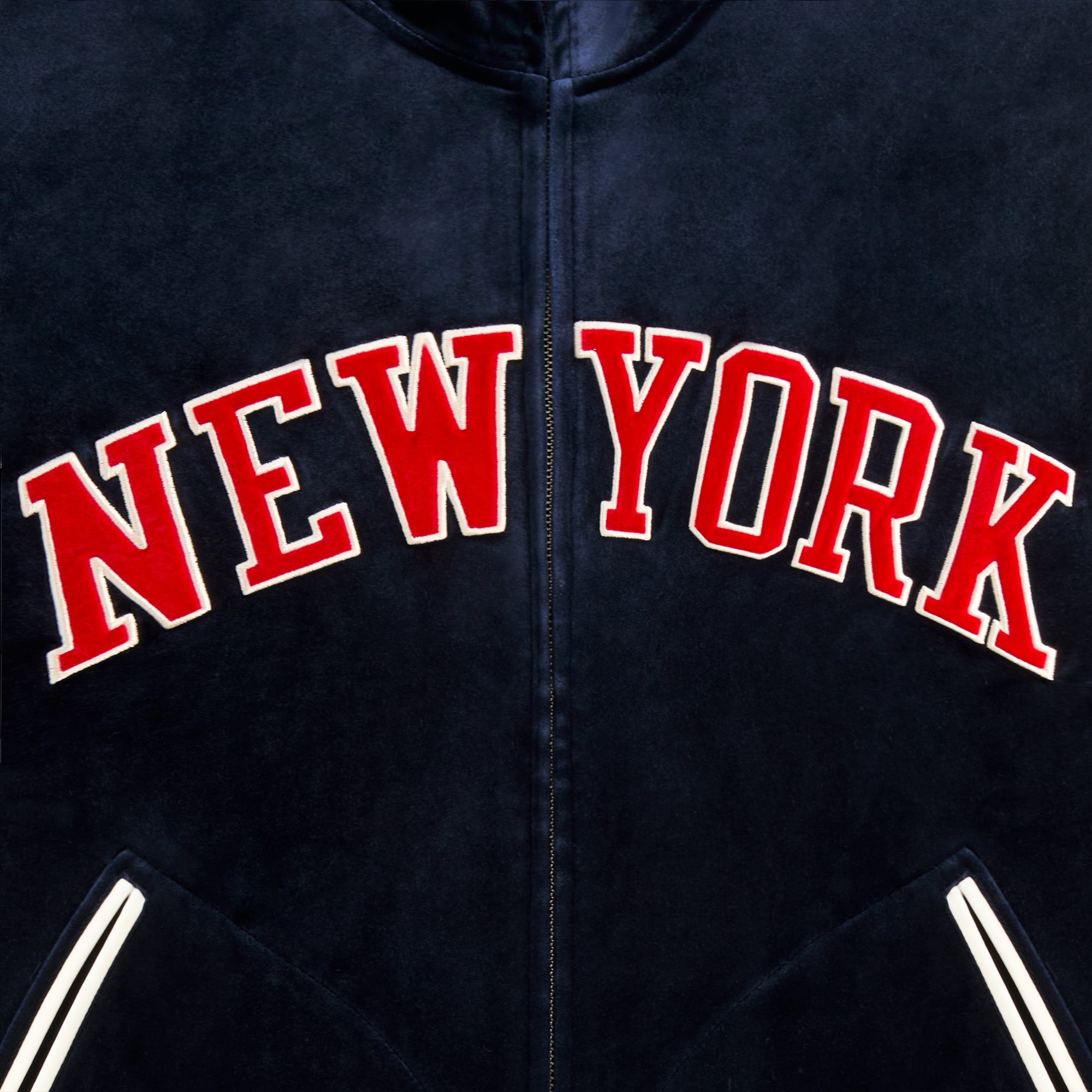 Kith for the New York Knicks Velour Track Jacket - Nocturnal