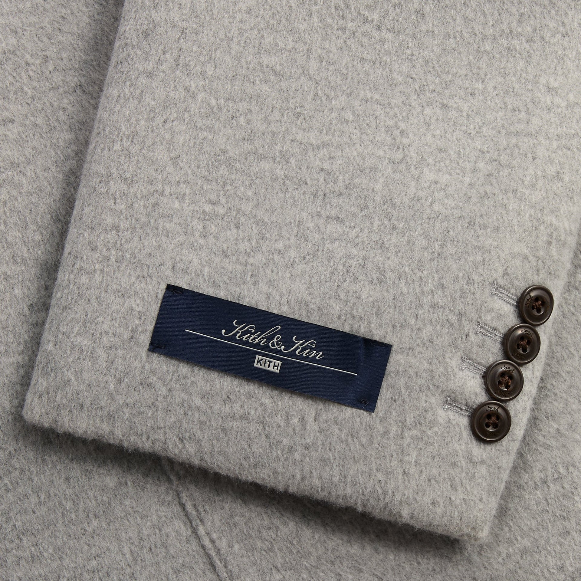 Kith Brushed Jersey Raya Blazer - Medium Heather Grey - PH