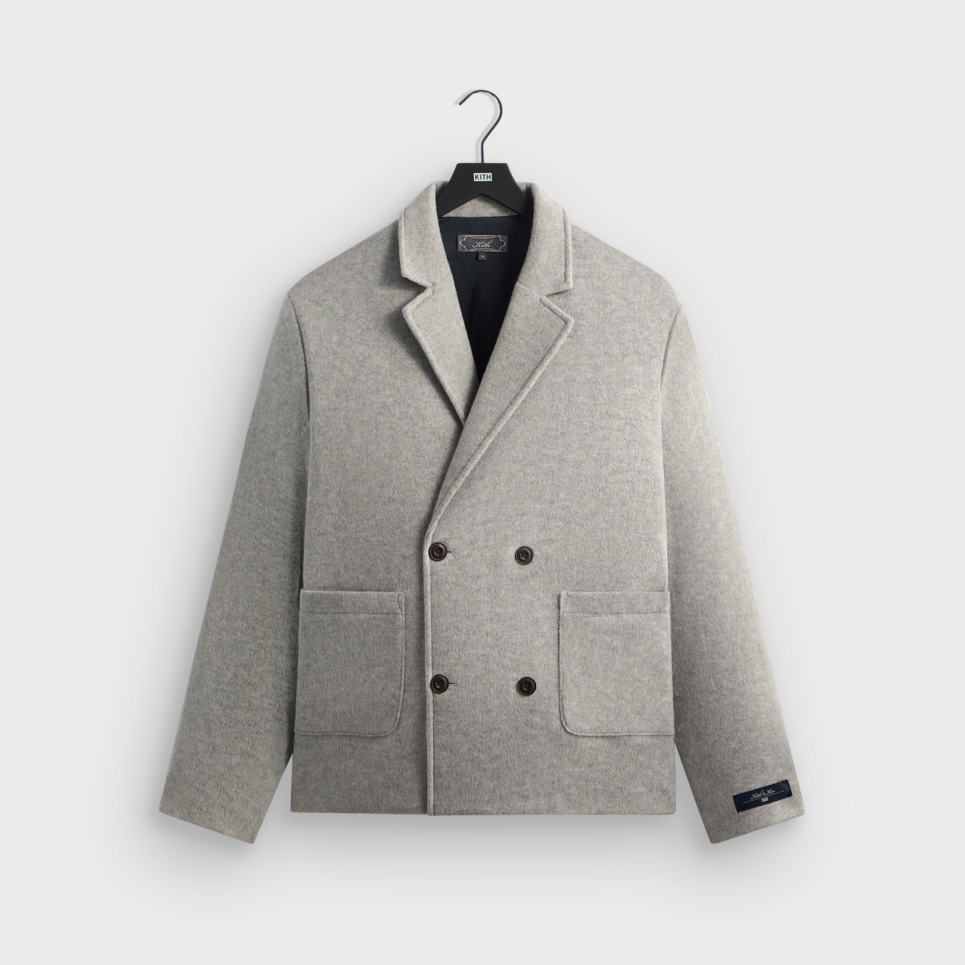 Kith Brushed Jersey Raya Blazer - Medium Heather Grey - PH