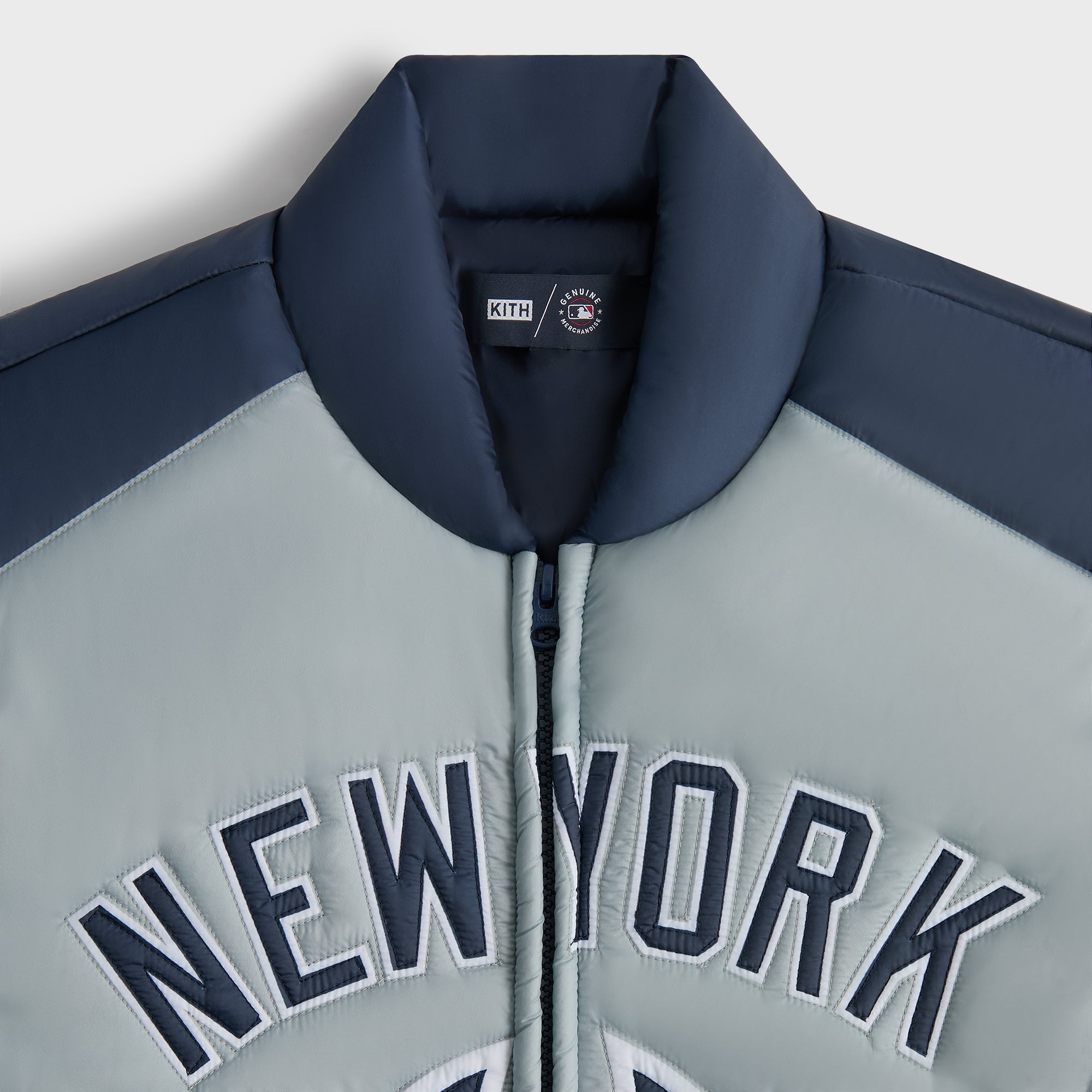 Kith for the New York Yankees Zip Brixton Puffed Shirt