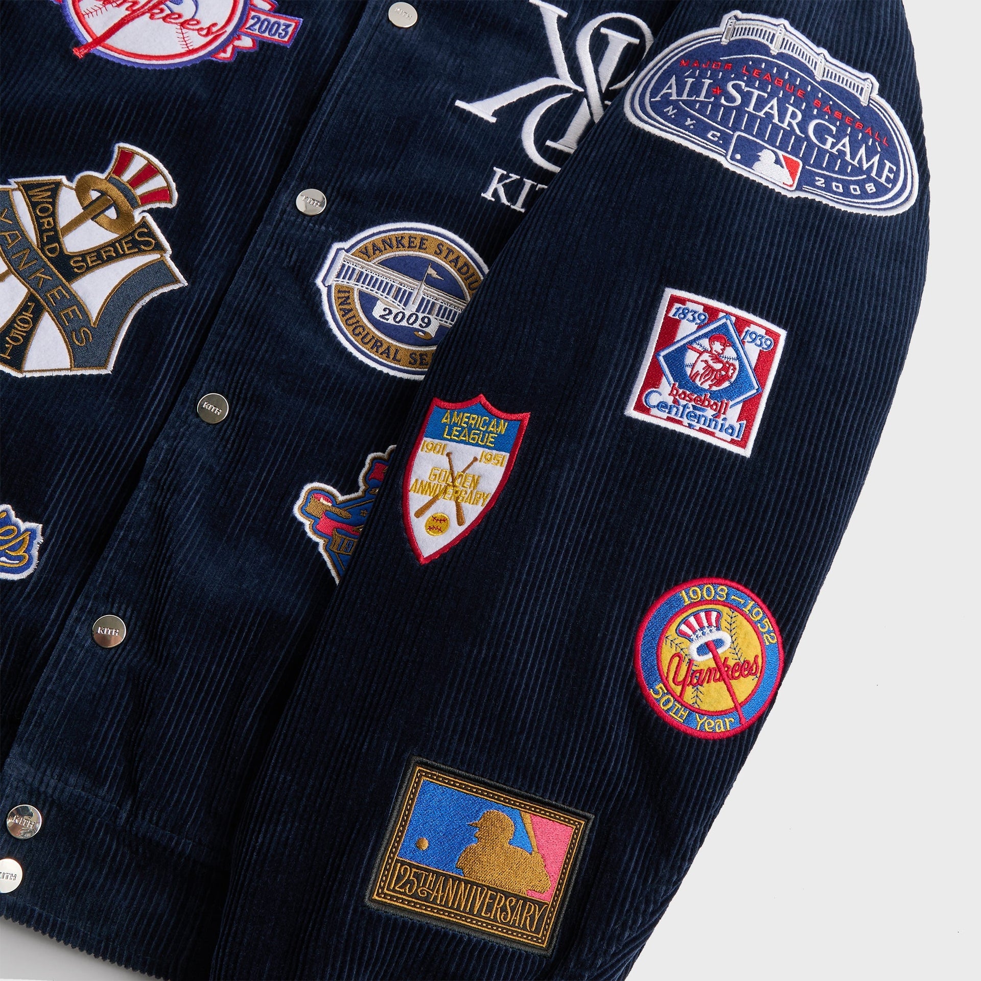 Kith for the New York Yankees Corduroy Avery Bomber Jacket - Nocturnal - PH