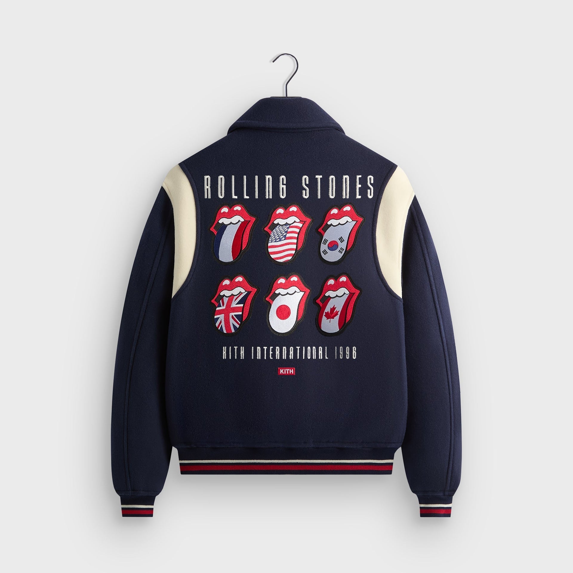 Kith for The Rolling Stones Wool Varsity Jacket - Nocturnal - PH
