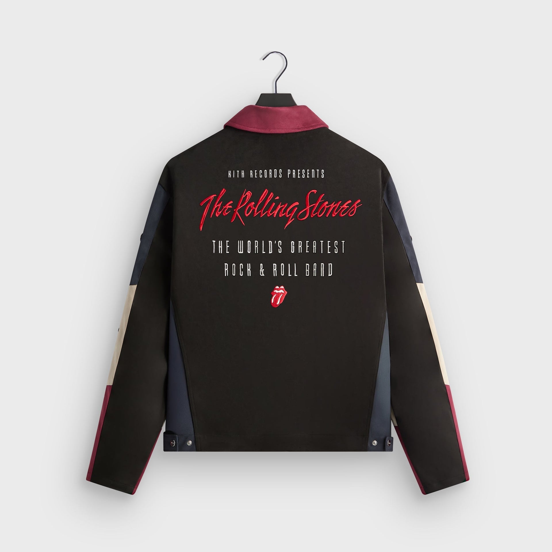 Kith for The Rolling Stones Microsuede Owen Jacket - Black - PH