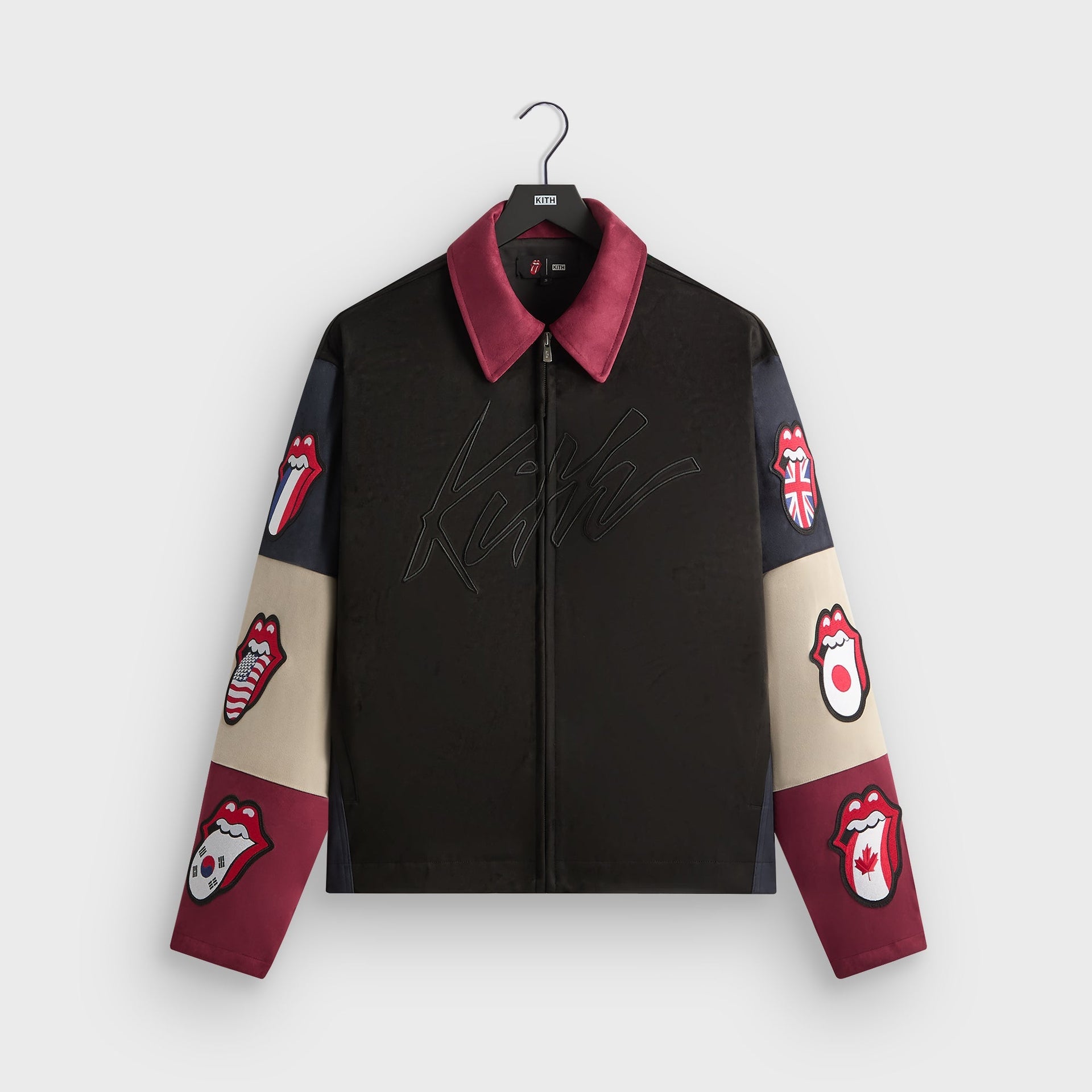 Kith for The Rolling Stones Microsuede Owen Jacket - Black - PH