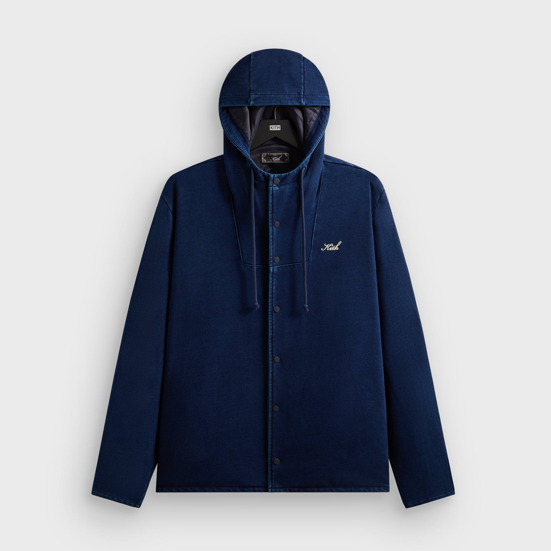 Kith Indigo Loopback Terry Dorian Jacket - Dark Indigo - PH