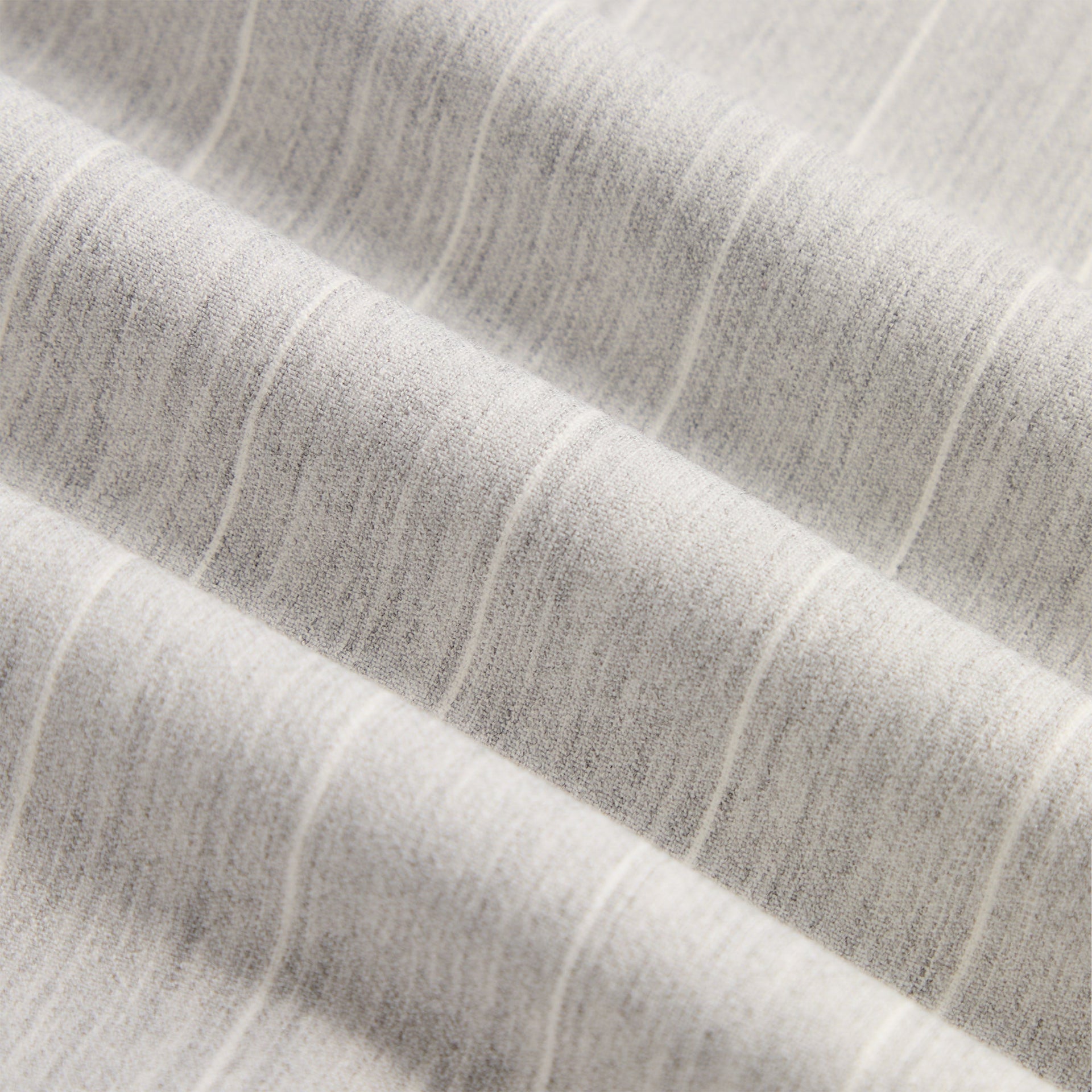 Kith Pinstripe Matteo Zip Up Hoodie - Light Heather Grey - PH