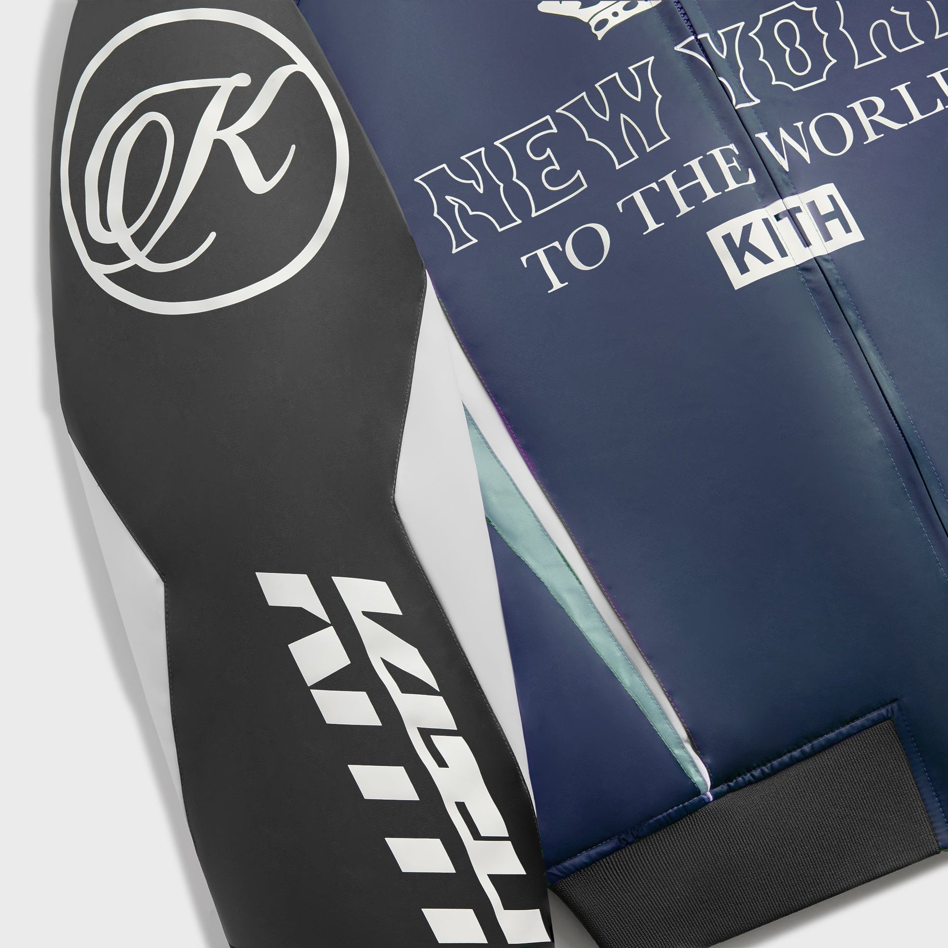 Kith Roy Racing Nylon Bomber Jacket - Nocturnal