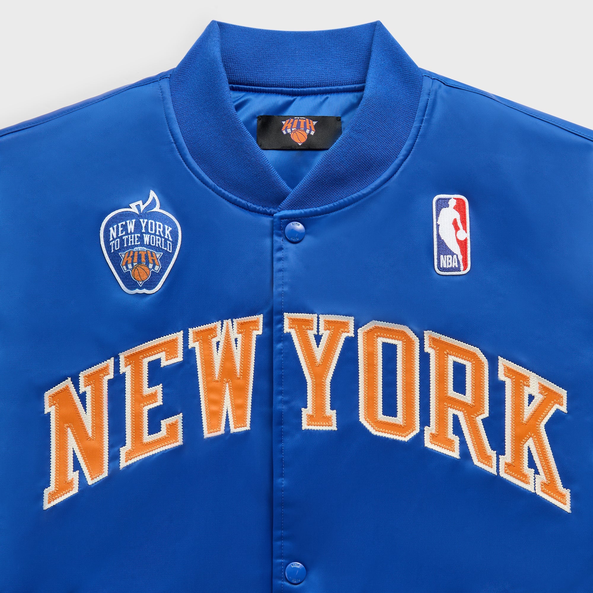 Kith for the New York Knicks Patrick Ewing Classic Satin Bomber Jacket