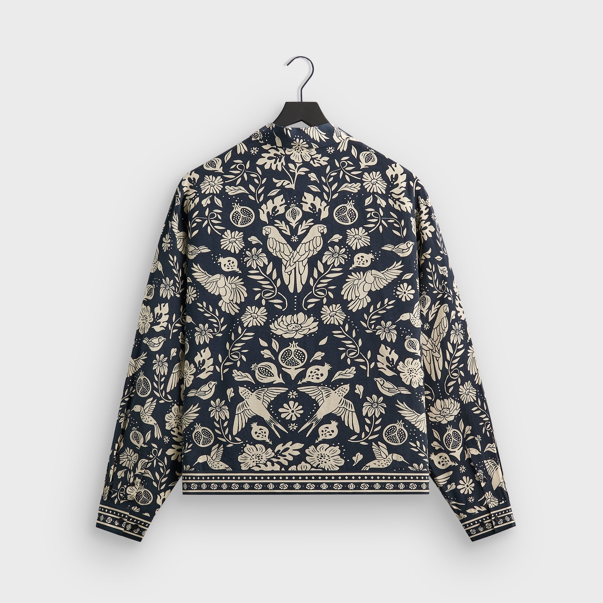 Kith Cupro Linen Connor Blouson Jacket - Nocturnal