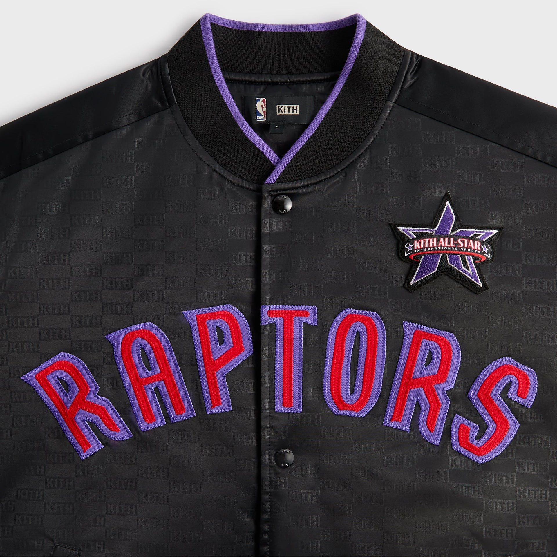 Kith for NBA All-Star Toronto Raptors Bomber Jacket - Black