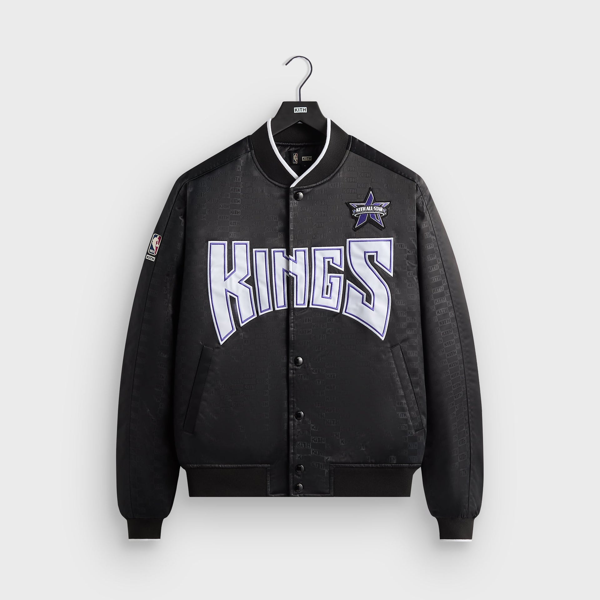 Kith for NBA All-Star Sacramento Kings Bomber Jacket - Black