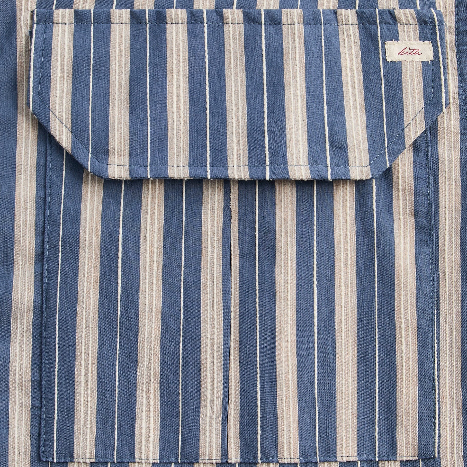 Kith Barre Stripe Full Zip Raj Jacket - Breeze