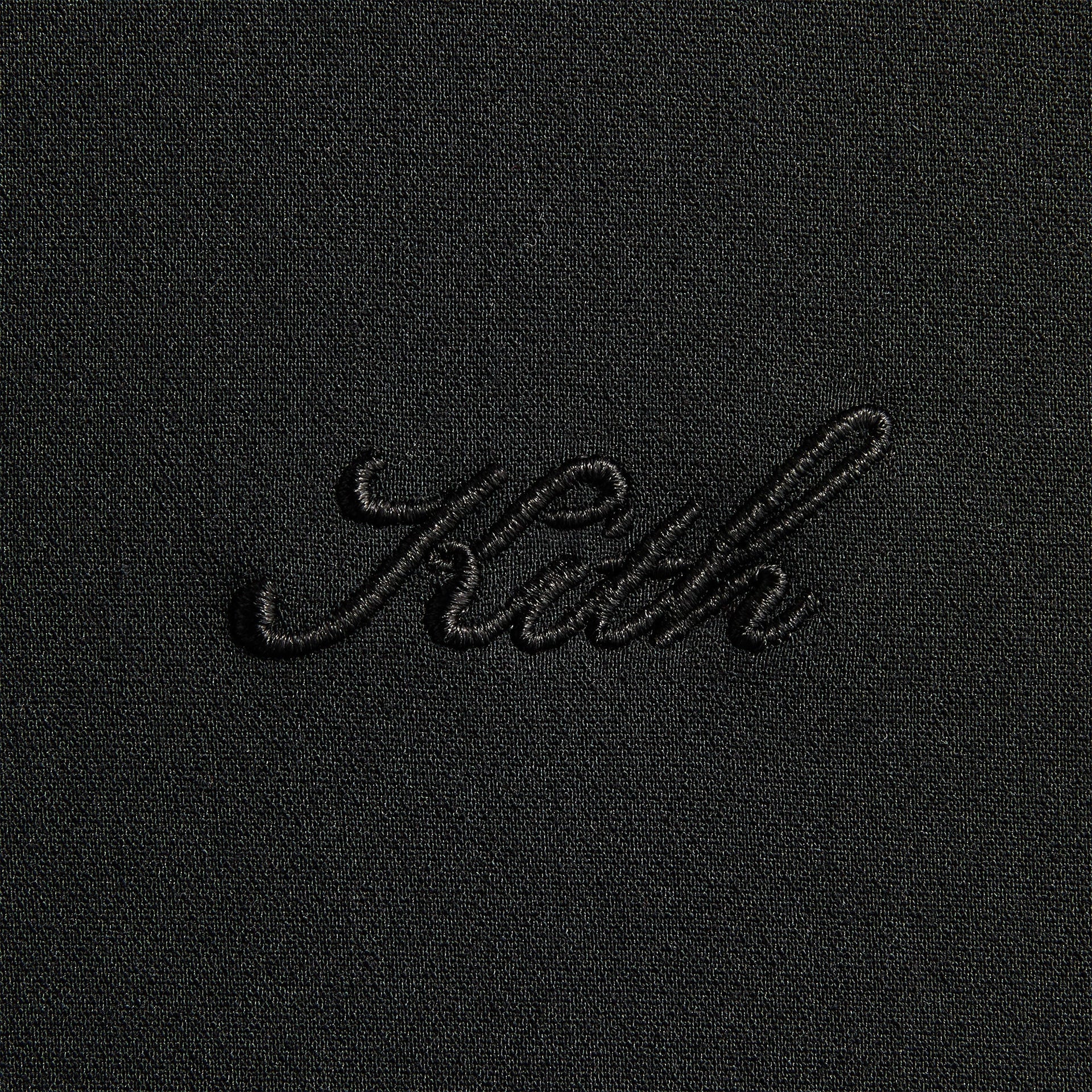 Kith Midweight Double Weave Coaches Jacket - Black