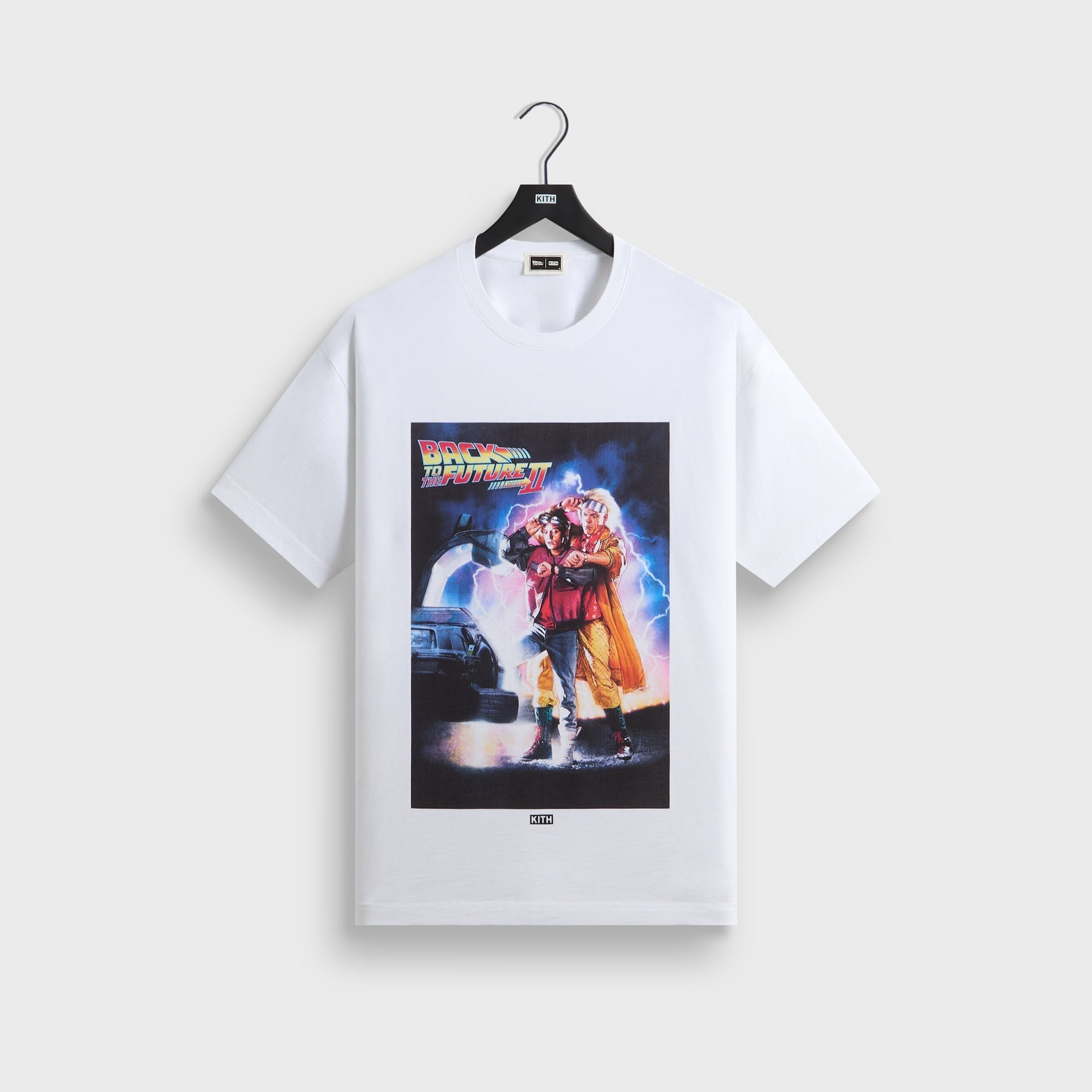 Kith for Back to the Future II Movie Poster Vintage Tee - White - PH