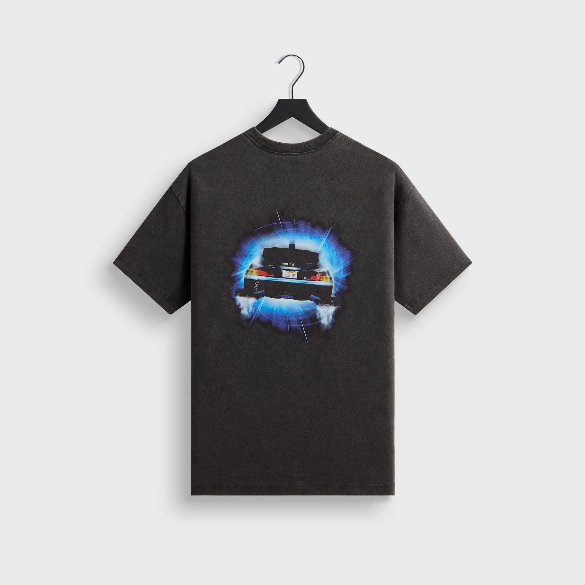 Kith for Back to the Future DeLorean Front Back Vintage Tee - Black - PH