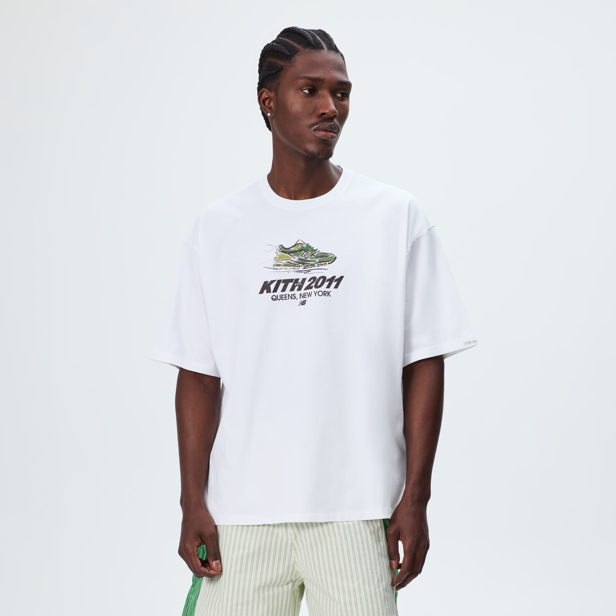 Kith & New Balance 2011 Sketch Jones Tee - White