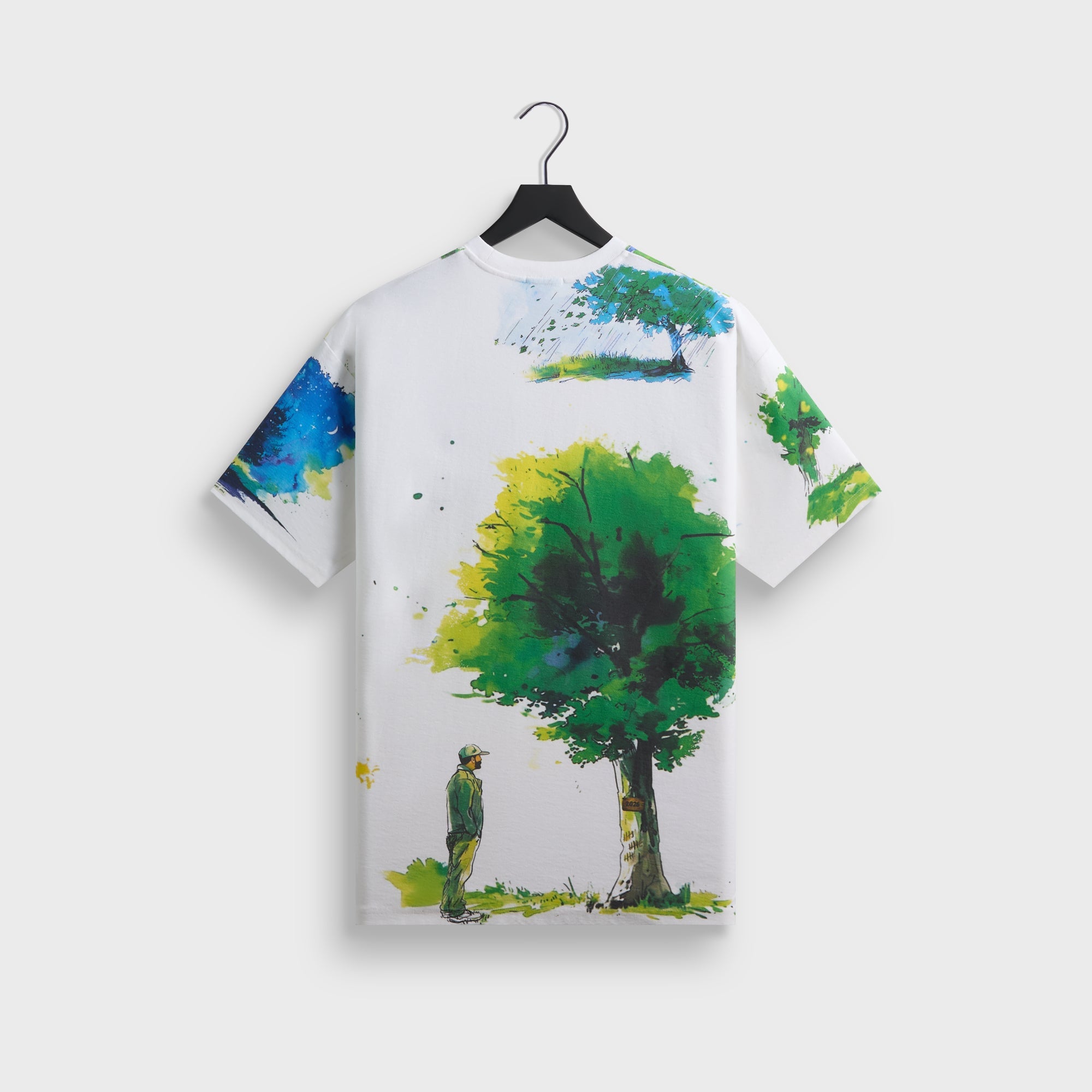 トップス Kith&New Balance Watercolor Quinn Tee S Kith & New Balance Watercolor Quinn Tee - White