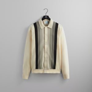 Kith L/S Boxy Collared Overshirt - Magma