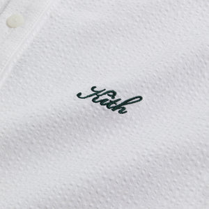 Kith Seersucker Pearson Henley Pullover - White