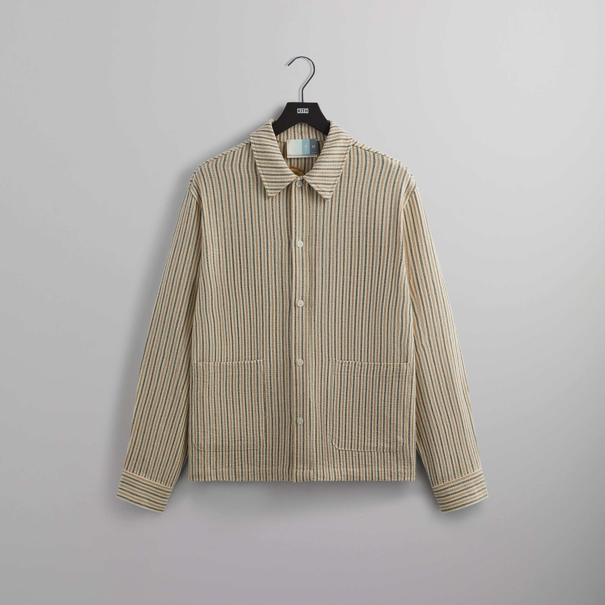 Kith L/S Boxy Collared Overshirt - Loft