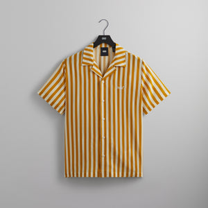 Kith Striped Thompson Camp Collar Shirt - Flash