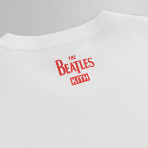 Kith for The Beatles Red Roses Vintage Tee - White