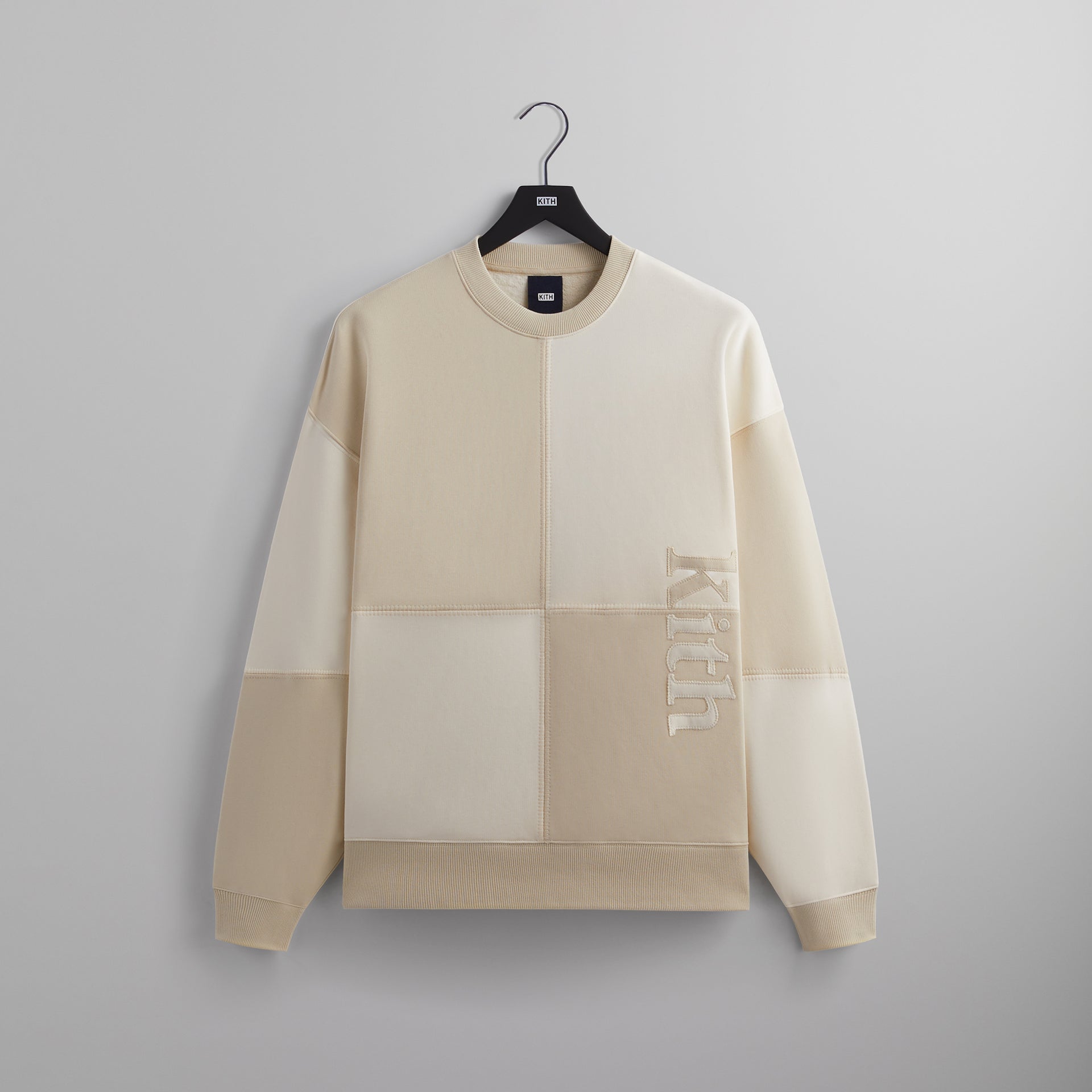 UrlfreezeShops Multi Panelled Nelson Crewneck - Sandrift