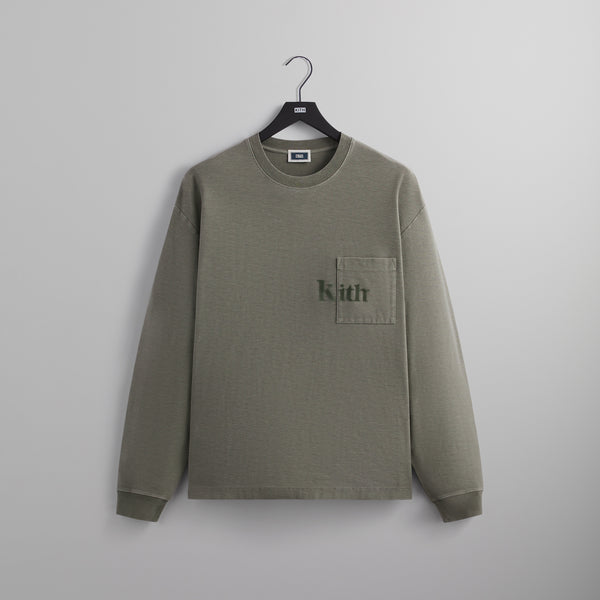 Kith Long Sleeve Quinn Tee - Haze