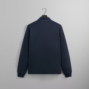 UrlfreezeShops Long Sleeve Tap In Polo - Nocturnal