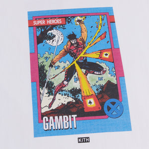 Marvel | Kith for X-Men Gambit Card Vintage Tee - White