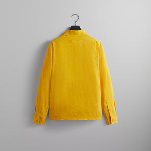 Kith Cupro Linen L/S Boxy Collared Overshirt - Opulence