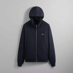 Kith Double Weave Selfridge Zip Up Hoodie - Nocturnal