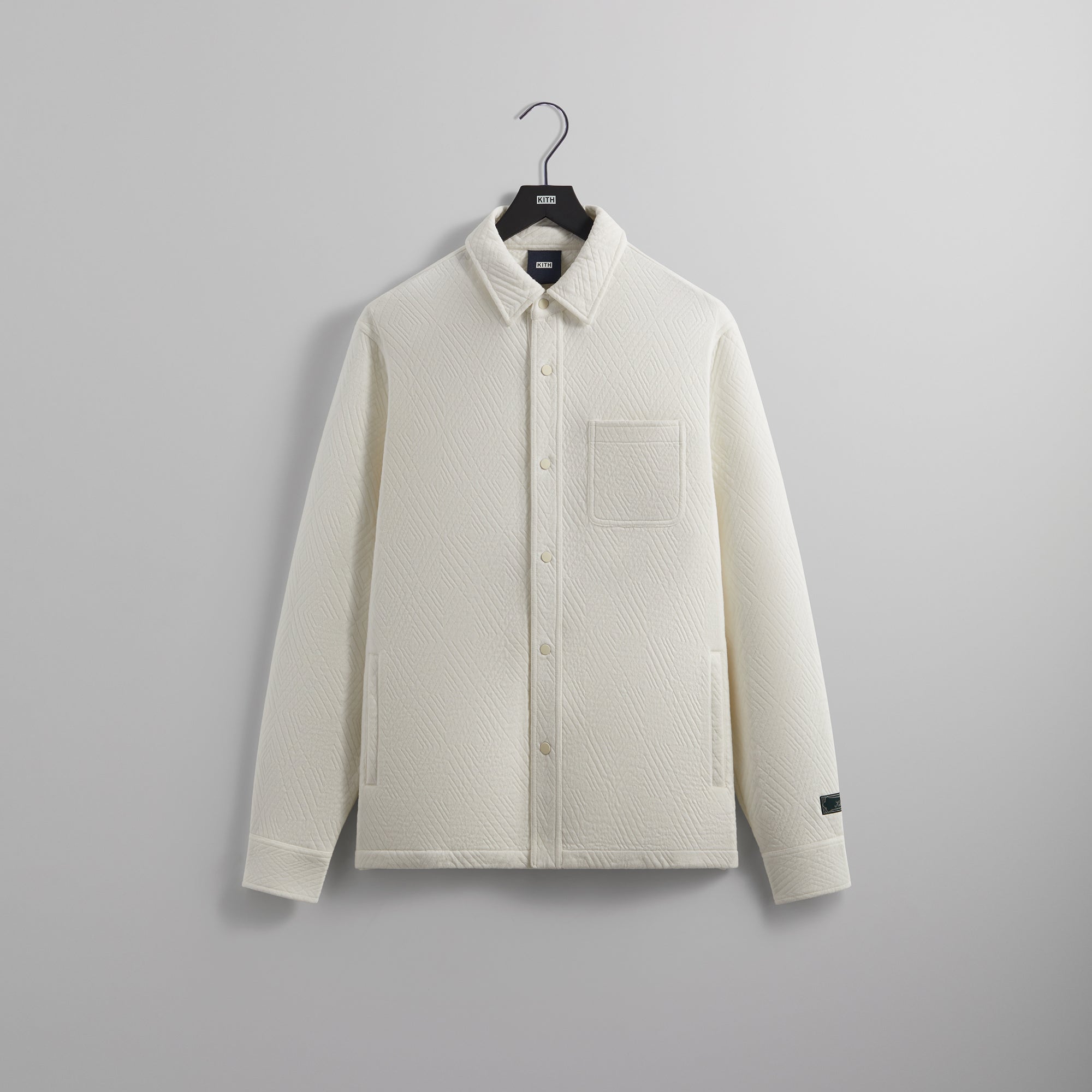 Kith Quilted Interlock Ginza Shirt   Sandrift