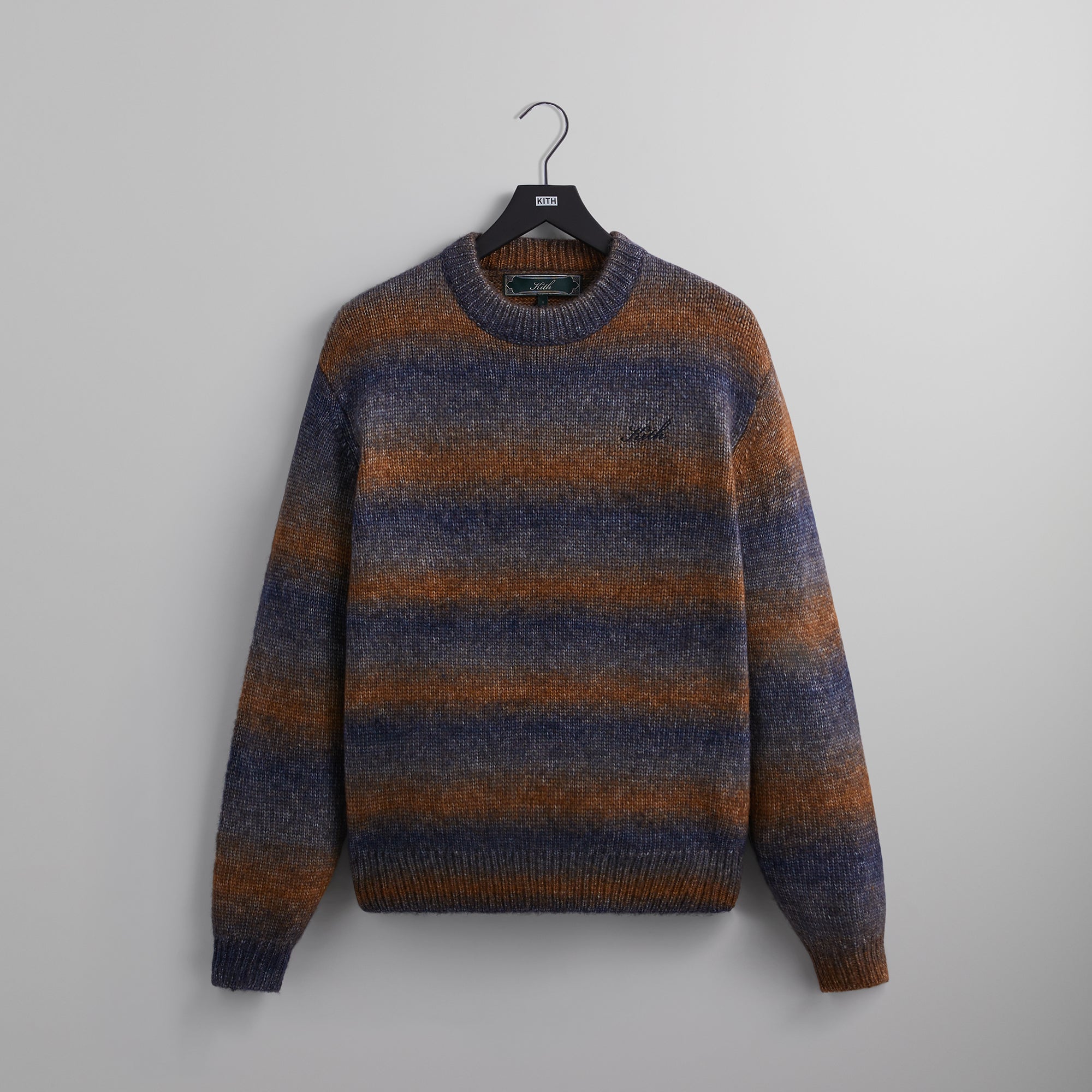 Kith Space Dye Meyer Knit Crewneck - Nocturnal