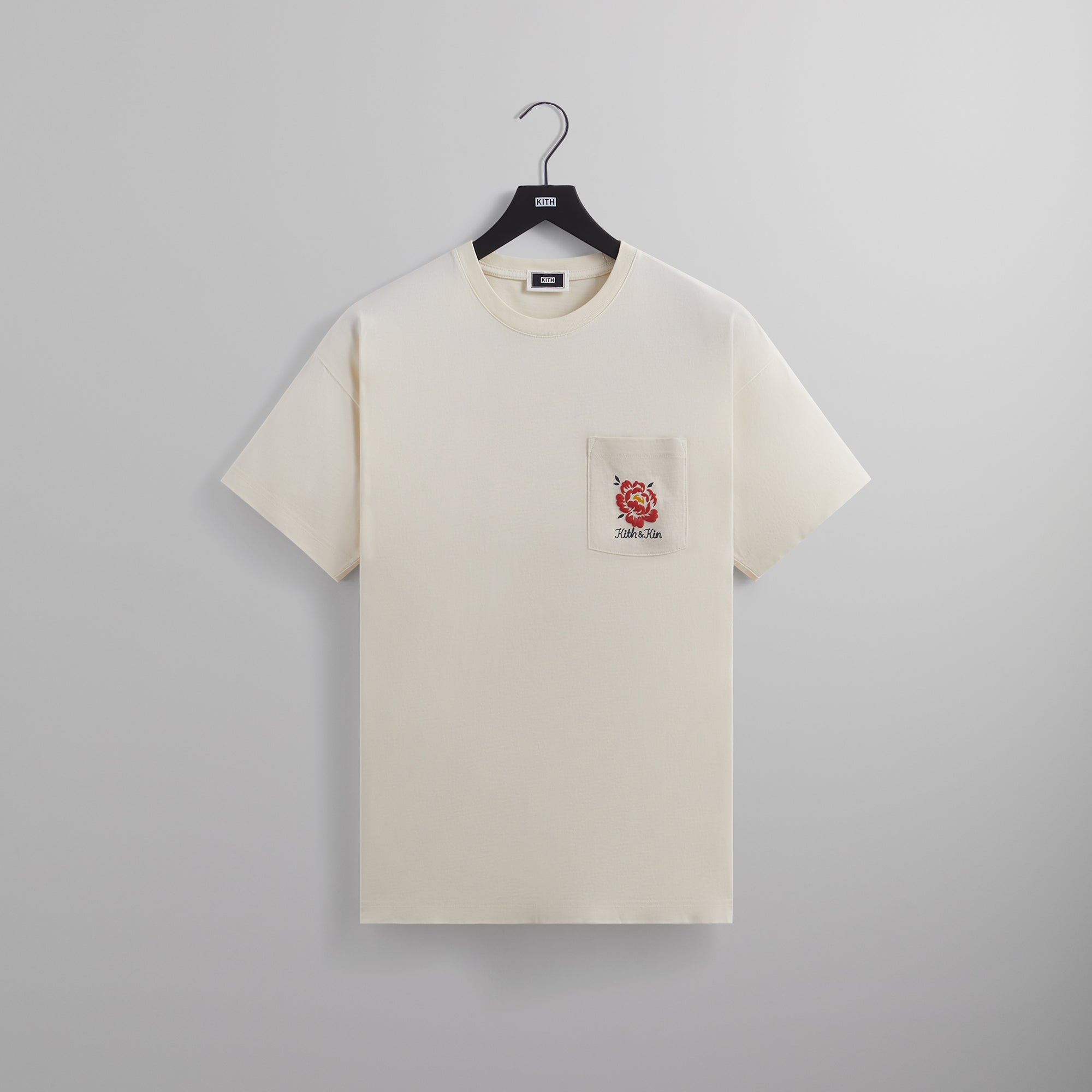 Kith Peony Pocket Tee - Sandrift