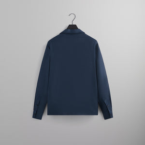 UrlfreezeShops Power Silk L/S Thompson Camp Collar Shirt - Nocturnal