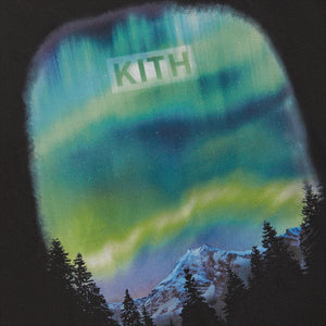 Kith Aurora Classic Logo Vintage Tee - Black