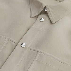 Kith Suede Apollo Shirt - Grain