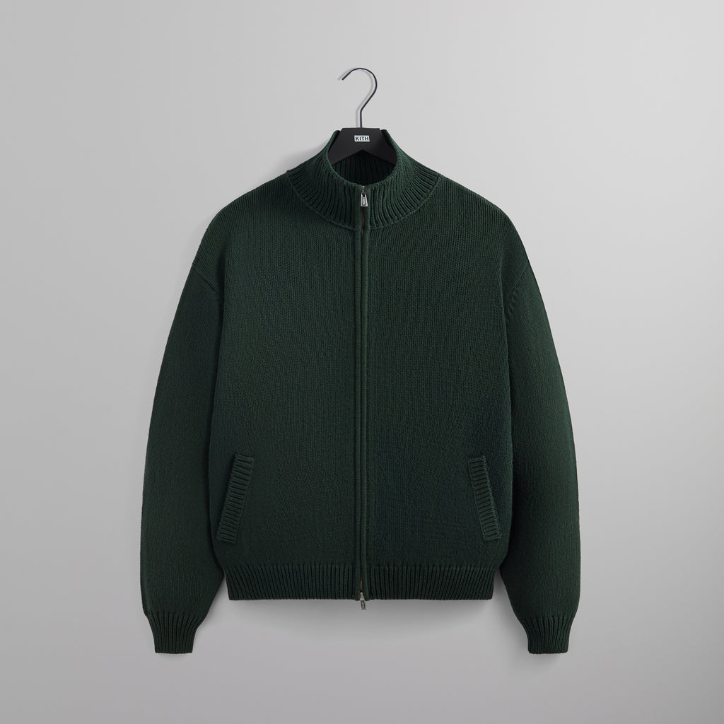 Kith Wyona Full Zip Varsity Sweater - Stadium