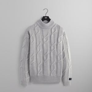 Kith Davidson Mock Neck - Light Heather Grey